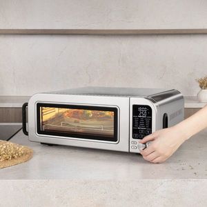 Cuptor electric pizza Berlinger Haus, Matte Black, 2000W, 18 L, argintiu imagine