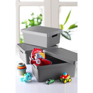 Set recipiente depozitare, KTKPK10-1-3, Antracit imagine
