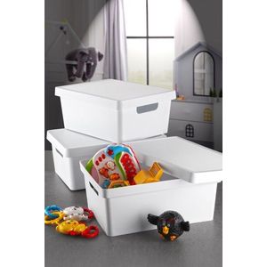 Set recipiente depozitare, KTKPK10-2-3, Alb imagine