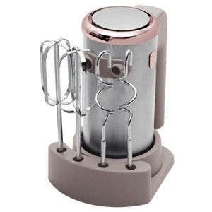 Mixer de mana cu suport Berlinger Haus, Taupe, 300W, plastic/inox, taupe mat imagine