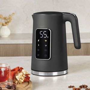 Ceainic electric digital Berlinger Haus, Anthracite, 1.7 L, plastic/inox, antracit mat imagine