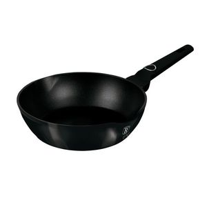 Tigaie adanca Berlinger Haus, Black Vantage, 24 cm, 2.3 L, aluminiu forjat, negru lucios imagine