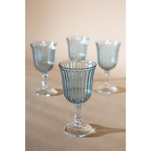 Set de pahare de vin, Hermia, 127RKL1185, Albastru imagine
