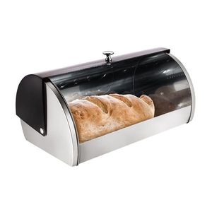 Cutie pentru paine Berlinger Haus, Carbon Pro, 38.5x28x18.5 cm, inox, gri inchis/argintiu imagine