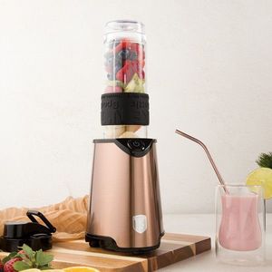 Blender pentru smoothie Berlinger Haus, Rose Gold, 300W, 570 ml, inox/plastic, roz imagine