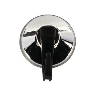 Set 2 cuiere de baie cu 1 agatatoare, Ridder, cu ventuza, crom lucios, PVC imagine