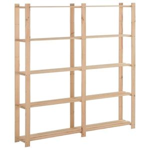 vidaXL Raft depozitare 5 niveluri, 170x28, 5x170 cm, lemn de pin masiv imagine