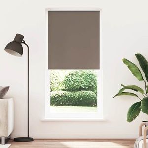 vidaXL Jaluzea opacă 84, 4x230 cm, lățime material 80 cm, culoare cafea imagine
