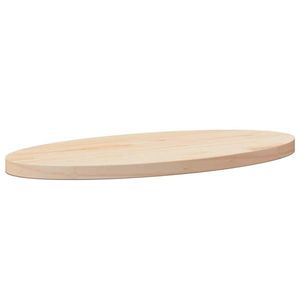 vidaXL Blat de masă, 60x30x2, 5 cm, lemn masiv de pin, oval imagine
