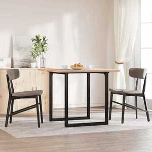 vidaXL Picioare Măsuță de cafea O-Frame 60x60x73 cm Oţel imagine