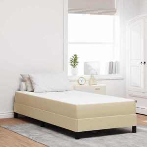 vidaXL Saltea de pat cu saltea Verde salvie 90 x 190 cm țesătură imagine