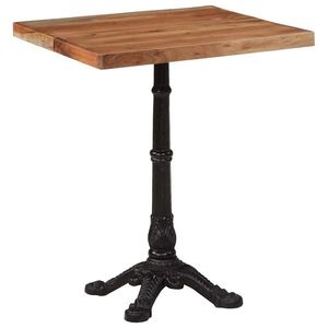 vidaXL Masă de bistro, 60 x 60 x 76 cm, lemn masiv de acacia imagine