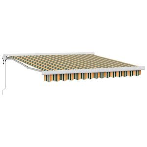 vidaXL Copertină Verde și galben 300 x 250 x 165 cm imagine