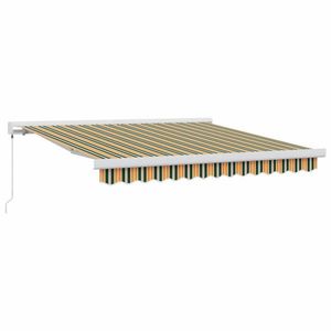 vidaXL Cortina Retractabilă Multicolour 350 x 250 cm Stofă și Metal imagine