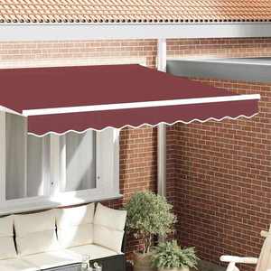 vidaXL Înlocuire pentru faldurile de awning Burgundy 230 x 20 cm imagine