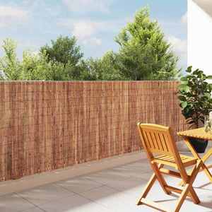 vidaXL Gard din scoarță de copac Maro 400 x 125cm Cortex imagine