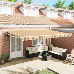vidaXL Cortina Retractabilă Multicolour 500 × 300 cm imagine
