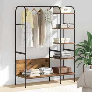 vidaXL Suport pentru Hârtie Maro 120 x 44 x 160 cm Lemn compozit imagine