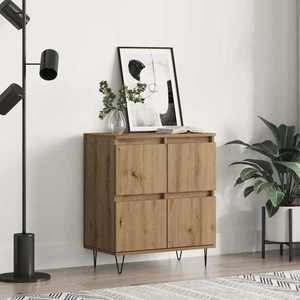 vidaXL Bufet Stejar Artizanal 60 x 35 x 70 cm imagine