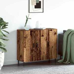 vidaXL Bufet Lemn vechi 90 x 34 x 80 cm Lemn compozit imagine