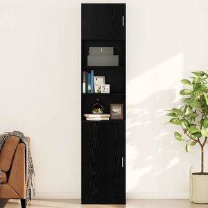 vidaXL Dulap de perete Stejar negru 50 x 42.5 x 40 cm Lemn compozit imagine
