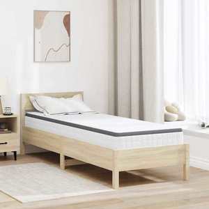 vidaXL Saltea Alb și gri 70 x 200 cm S Springs Bonell imagine