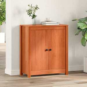 vidaXL Bufet Maroniu cerat 70 x 35 x 80 cm Lemn de pin masiv imagine