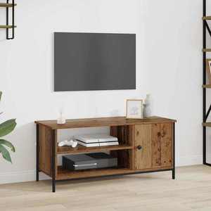 vidaXL Cabinet TV Lemn Vechi 100 x 40 x 45 cm Lemn compozit imagine