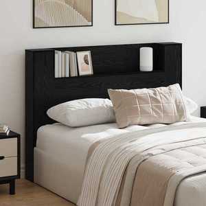 vidaXL Heaboard Stejar Negru 140 x 16, 5 x 103, 5 cm Lemn compozit imagine