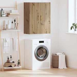 vidaXL Dulap de perete Pe perete Stejar Artizanal 69, 5 x 34 x 90 cm imagine