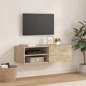 vidaXL Dulap din Lemn Stejar Sonoma 100, 5 x 39 x 30 cm Lemn compozit imagine