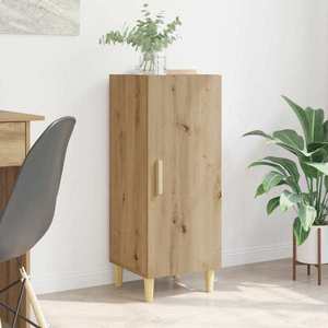 vidaXL Bufet Stejar Artizanal 34, 5 x 34 x 90 cm Lemn compozit imagine