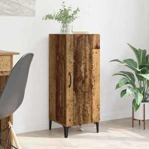 vidaXL Bufet Pe perete Lemn vechi 34, 5 x 34 x 90 cm Lemn compozit imagine