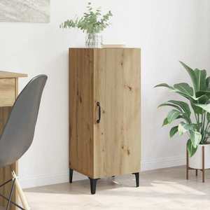 vidaXL Bufet Stejar Artizanal 34, 5 x 34 x 90 cm Lemn compozit imagine