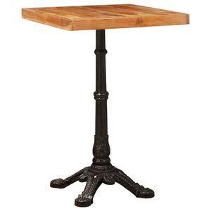 vidaXL Masă de bistro Maro 50 x 50 x 76 cm Lemn Solid de Acacia imagine