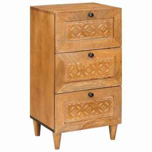 vidaXL Bufet cu sertar Maro deschis 33.5 x 40 x 75 cm imagine
