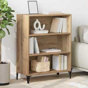 vidaXL Bufet Stejar Artizanal 69, 5 x 32, 5 x 90 cm Lemn compozit imagine