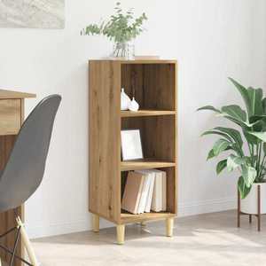 vidaXL Bufet Stejar Artizanal 34, 5 x 32, 5 x 90 cm Lemn compozit imagine