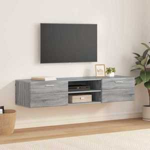 vidaXL Dulap din Lemn Gri Sonoma 150 x 39 x 30 cm Lemn compozit imagine