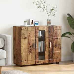 vidaXL Dulap din Lemn Lemn vechi 88, 5 x 30, 5 x 73 cm Lemn compozit imagine