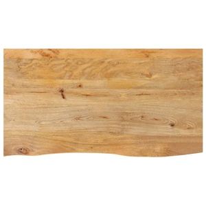 vidaXL Blat de masă contur organic 110x60x3, 8 cm lemn masiv de mango imagine