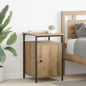 vidaXL Dulap de noapte Stejar Artizanal 40 x 42 x 60cm Lemn compozit imagine