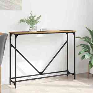 vidaXL Masă de consolă Lemn Vechi 102 x 23 x 75 cm Lemn compozit imagine