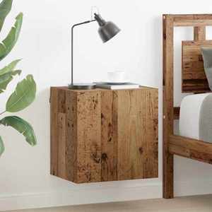 vidaXL Dulap TV de perete Lemn Vechi 40, 5x30x40cm Lemn compozit imagine