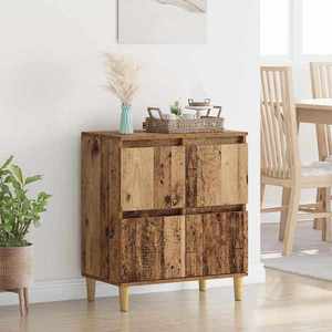 vidaXL Bufet Lemn Vechi 60 x 35 x 70 cm Lemn compozit imagine