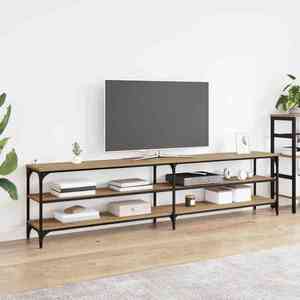 vidaXL Cabinet TV Stejar Artizanal 200 x 30 x 50 cm imagine