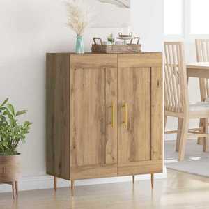 vidaXL Bufet Stejar Artizanal 69, 5 x 34 x 90 cm imagine