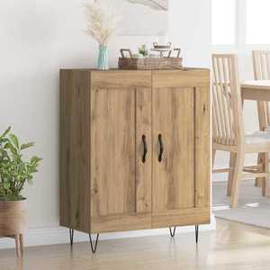 vidaXL Bufet Stejar Artizanal 69, 5 x 34 x 90 cm imagine