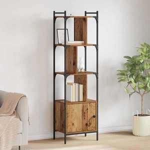 vidaXL Bibliotecă Lemn Vechi 44, 5 x 30 x 154, 5 cm Lemn compozit imagine