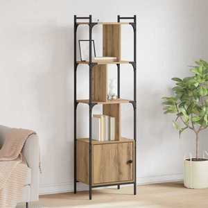 vidaXL Bibliotecă Stejar Artizanal 44, 5 x 30 x 154, 5 cm Lemn compozit imagine